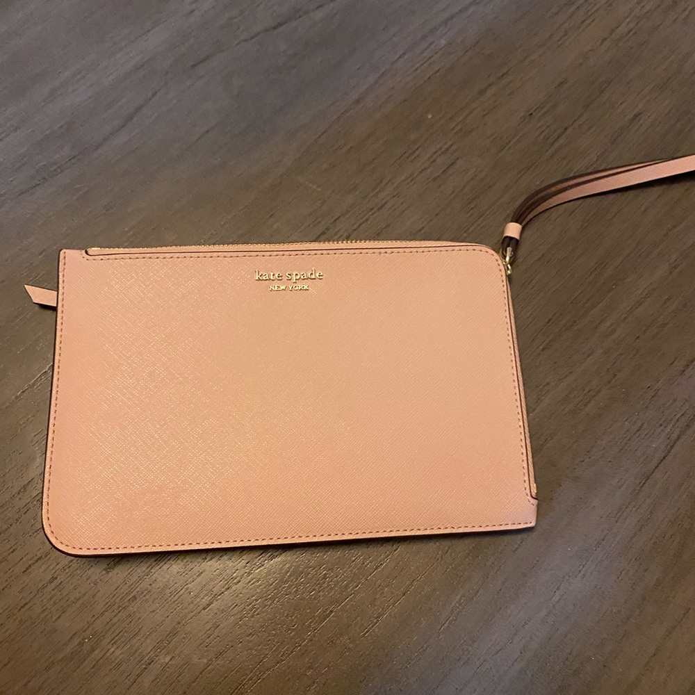 Kate Spade blush color wristlet